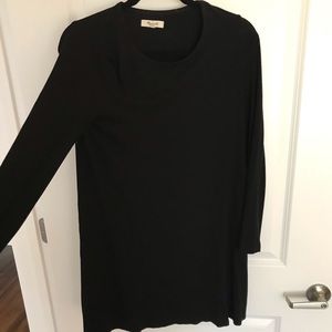 Madewell Long Sleeve Black Dress